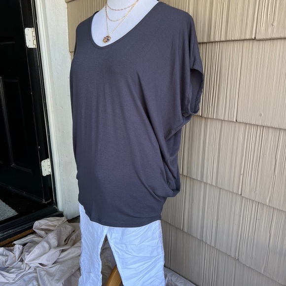 *SIZES ADDED*NWT Enti Clothing super soft smoke blue dolman style - Picture 2 of 3